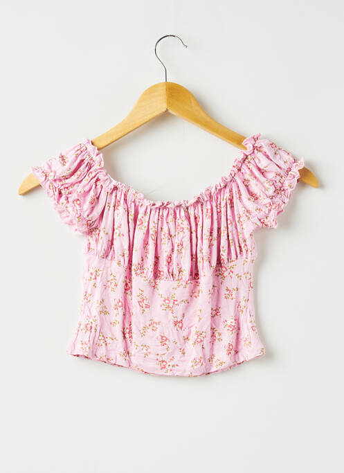 Top rose PRETTY LITTLE THING pour femme