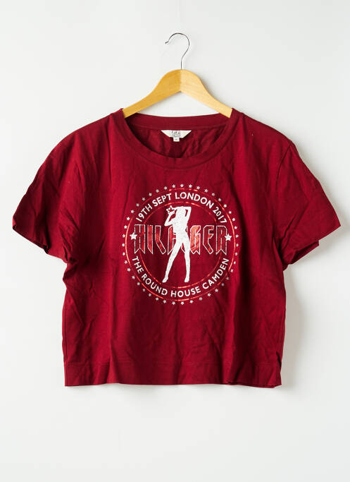 T-shirt rouge TOMMY HILFIGER X GIGI HADID pour femme