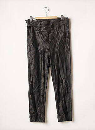 Pantalon droit taille normale taille normale noir JENNYFER femme