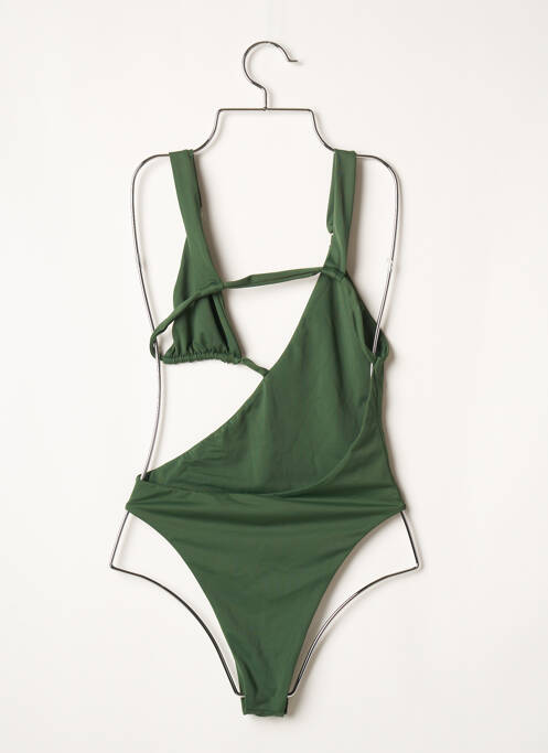 Maillot de bain 1 pièce vert SANS MARQUE pour femme