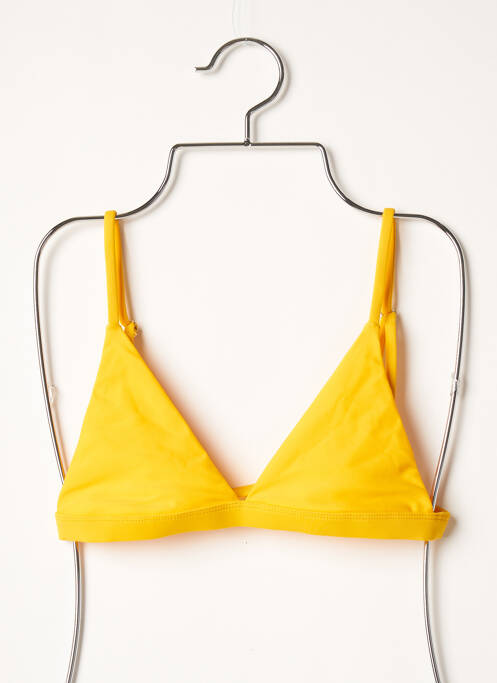 Haut de maillot de bain stretch brassieres jaune EYLA femme