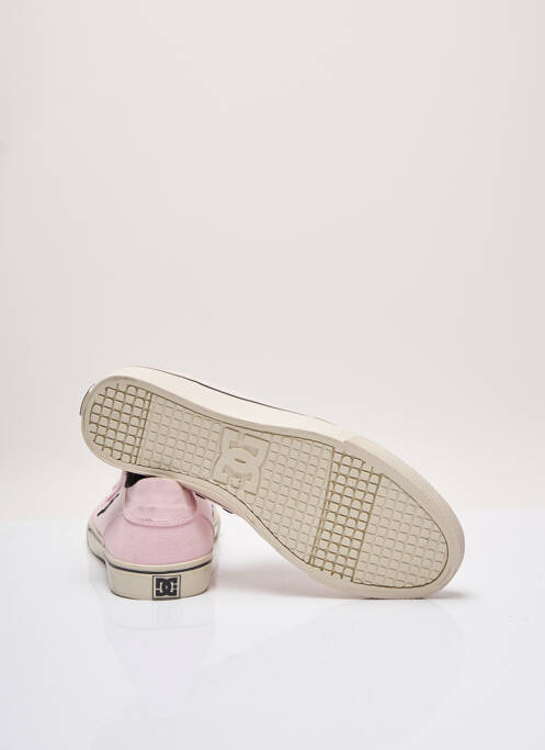 Baskets rose DC pour femme