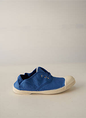 Baskets fermeture lacets bout rond bleu BENSIMON fille
