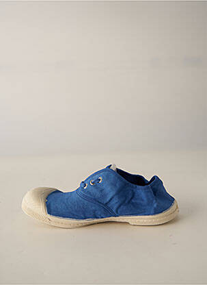 Baskets fermeture lacets bout rond bleu BENSIMON fille
