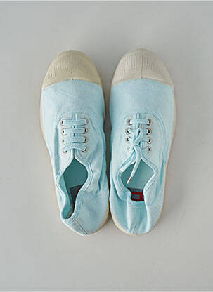 Baskets fermeture lacets bout rond bleu BENSIMON fille