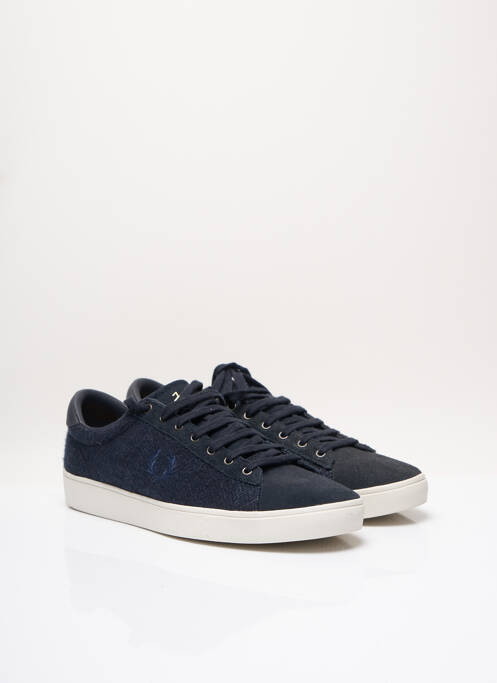 Baskets bleu FRED PERRY pour homme