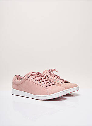 Basket rose femme online pas cher