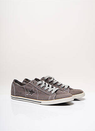 Converse cuir outlet homme pas cher