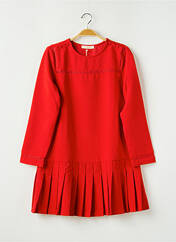 Robe mi-longue rouge LA PETITE ETOILE pour femme seconde vue