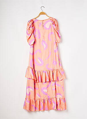 Robe maternité col rond orange BLUME STUDIO femme