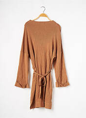 Robe courte marron EDITED pour femme seconde vue