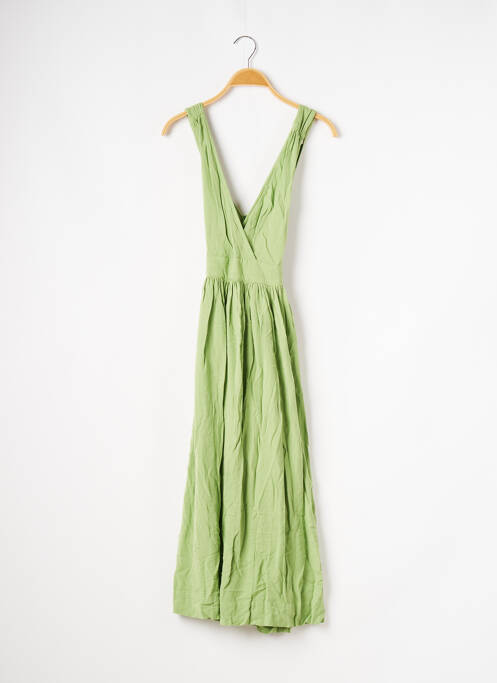Robe longue vert MONOPRIX pour femme