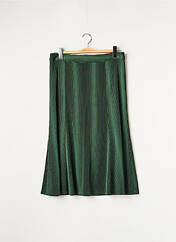 Jupe mi-longue vert MANGO pour femme seconde vue