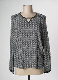 Blouse col rond manches longues noir TERRE DE FÉES femme