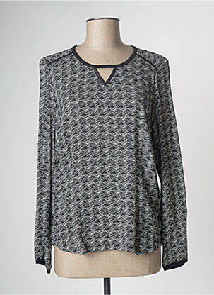 Blouse col rond manches longues noir TERRE DE FÉES femme