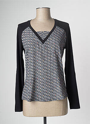 Top stretch manches longues noir WEINBERG femme