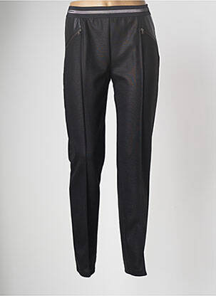 Pantalon slim taille élastique taille normale noir PAUPORTÉ femme
