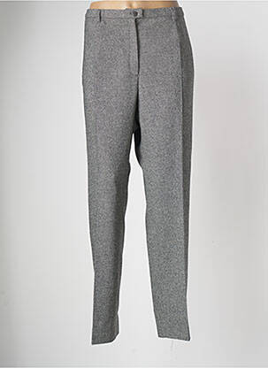Pantalon droit gris SOLRIEU pour femme