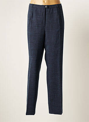 Pantalon droit taille élastique taille normale bleu WEINBERG femme