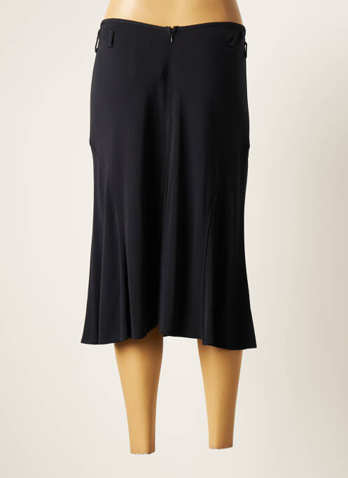 Jupe mi-longue bleu FRANK WALDER pour femme