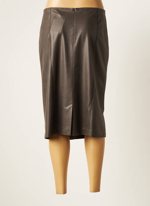 Jupe mi-longue marron SOMMERMANN pour femme