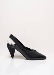 Sandales/Nu pieds noir WHAT FOR pour femme seconde vue