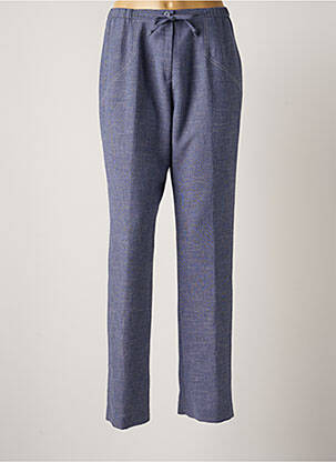 Pantalon droit bleu JEAN DELFIN pour femme