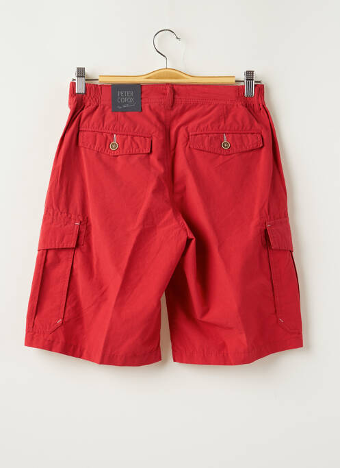 Bermuda rouge PETER COFOX pour homme