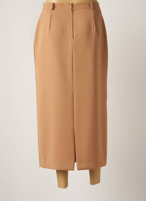 Jupe longue beige SARAH B pour femme