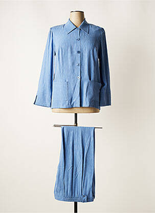 Ensemble pantalon bleu JEAN DELFIN pour femme