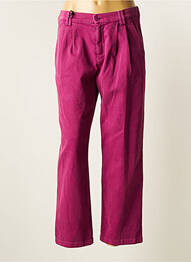 Pantalon droit stretch taille normale violet HAPPY femme