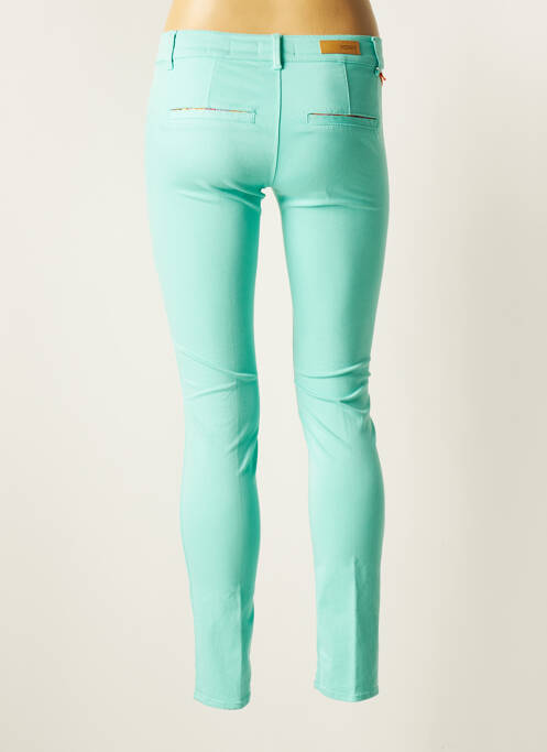 Pantalon droit vert HAPPY pour femme