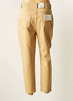 Pantalon large fermeture zippée sous rabat boutonné taille normale marron SALSA femme