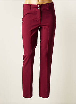 Pantalon slim rouge FARUK pour femme