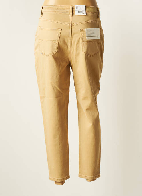 Pantalon large fermeture zippée sous rabat boutonné taille normale marron SALSA femme