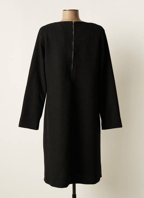 Robe mi-longue noir HALOGENE pour femme