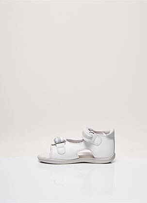 Sandales/nu pieds voute plantaire bout ouvert blanc NOËL fille