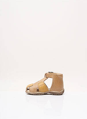 Sandales/nu pieds empiècements bout rond beige GBB garçon