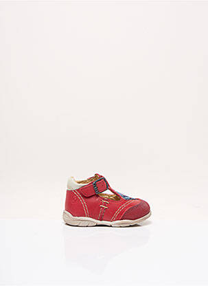 Sandales/nu pieds empiècements bout rond rouge GBB garçon