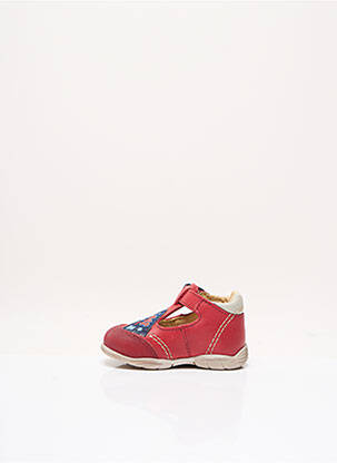 Sandales/nu pieds empiècements bout rond rouge GBB garçon