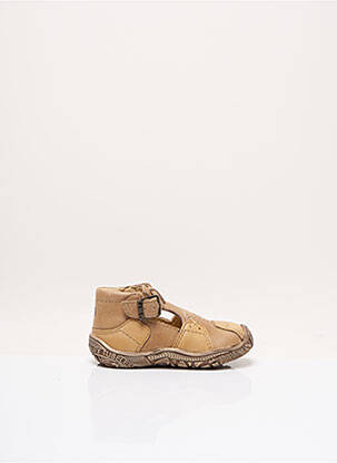 Sandales/nu pieds empiècements bout rond beige GBB garçon