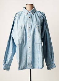 Veste en jean manches longues bleu MADEINTOMBOY femme