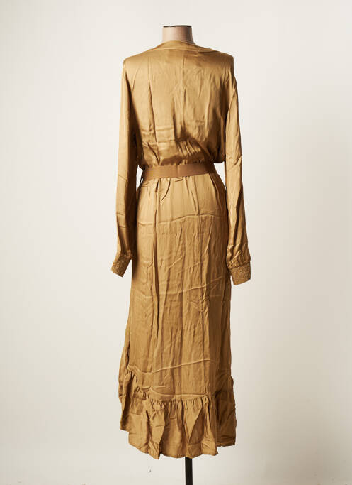 Robe mi-longue marron GRL PWR pour femme