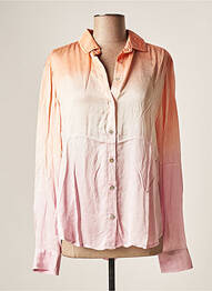 Chemisier coupe fluide manches longues orange BELLA DAHL femme