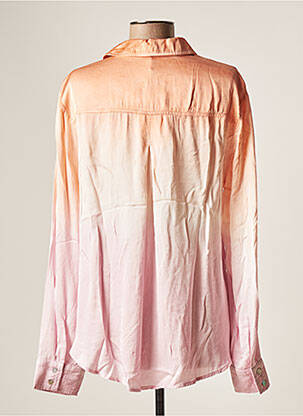 Chemisier coupe fluide manches longues orange BELLA DAHL femme