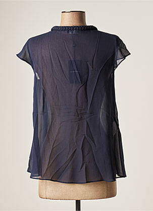 Blouse manches courtes manches courtes bleu EMPORIO ARMANI femme