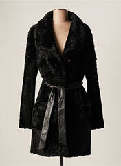 Manteau long noir VENTCOUVERT pour femme seconde vue
