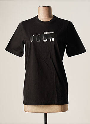 T-shirt noir DSQUARED2 pour femme