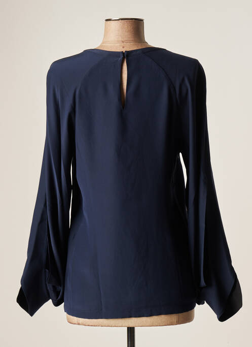 Blouse imprimé fantaisie manches longues bleu BARBARA BUI femme