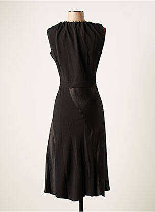 Robe mi-longue sans manche sans manche noir LANVIN femme